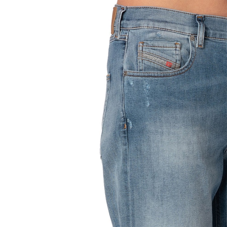 Aryel 084Yj Women's Jeans Denim Regular Straight Regular Waist Fit Pants Diesel