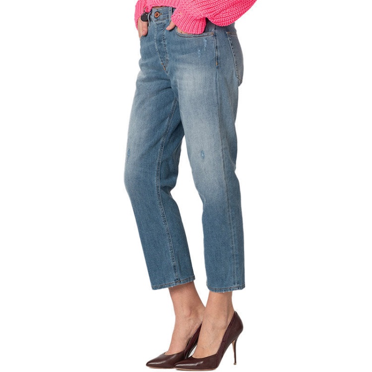 Aryel 084Yj Women's Jeans Denim Regular Straight Regular Waist Fit Pants Diesel