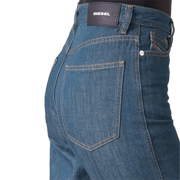 Diesel Alys 084Ur Women's Jeans Denim Regular Straight Regular Waist Fit Pants