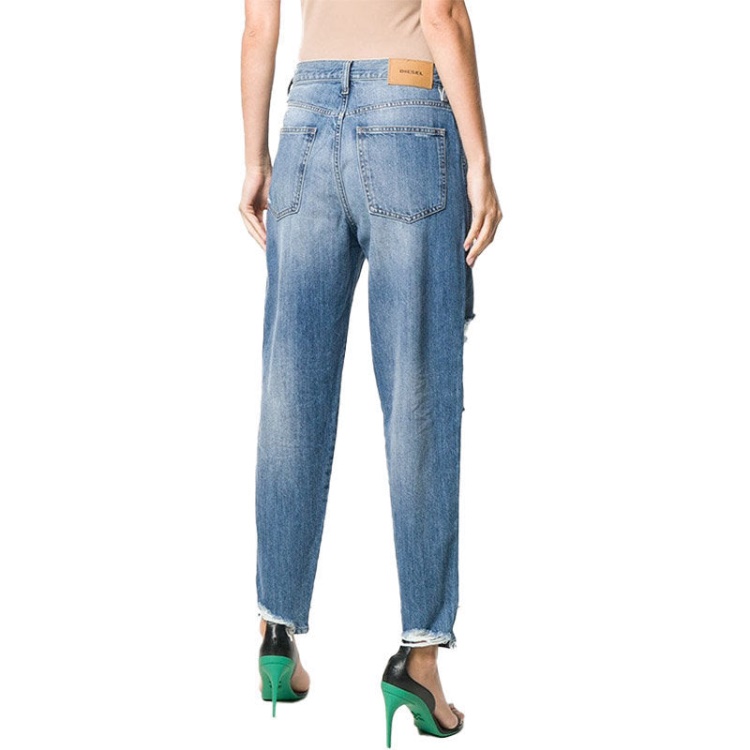 Alys 084Ze Women's Jeans Denim Regular Straight Regular Waist Fit Pants Diesel