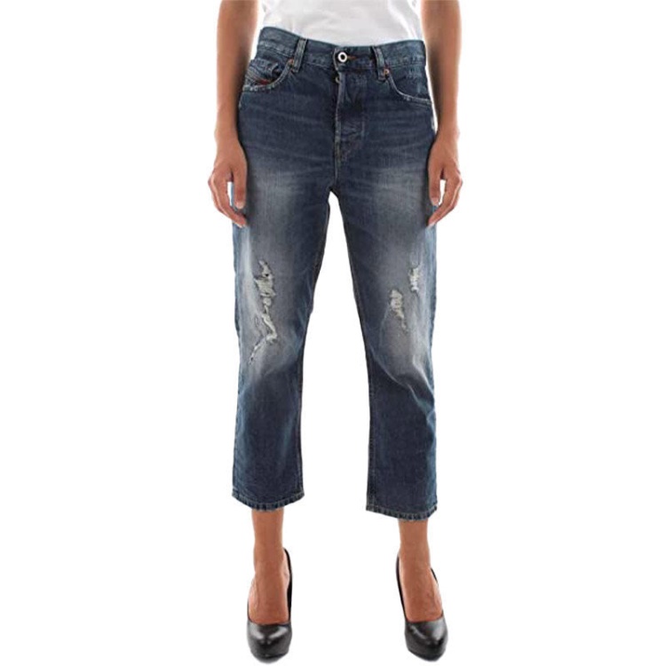 Aryel 084Xd Women's Jeans Denim Regular Straight Regular Waist Fit Pants Diesel