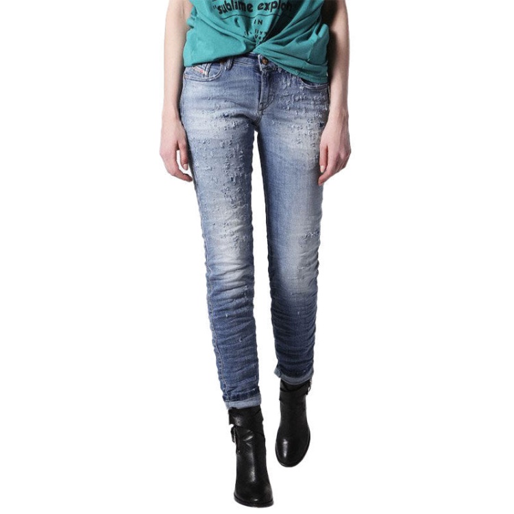 Diesel Gracey 084Gm Women's Jeans Stretch Super Slim Skinny Low Waist Fit Pants