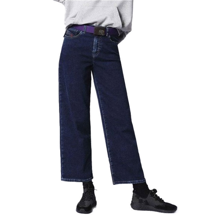 Widee 0686X Women's Jeans Denim Regular Straight Regular Waist Fit Pants Diesel