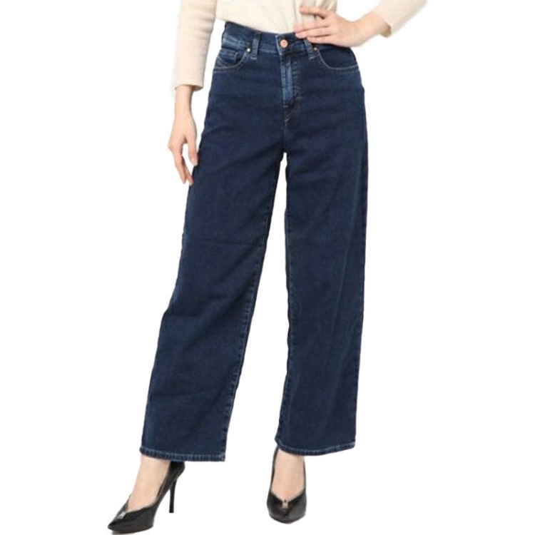 Widee 0686X Women's Jeans Denim Regular Straight Regular Waist Fit Pants Diesel