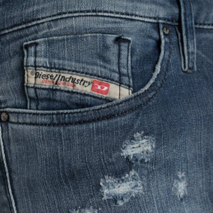 Diesel Skinzee R48U7 Women's Jeans Super Slim Skinny Regular Waist Fit Pants