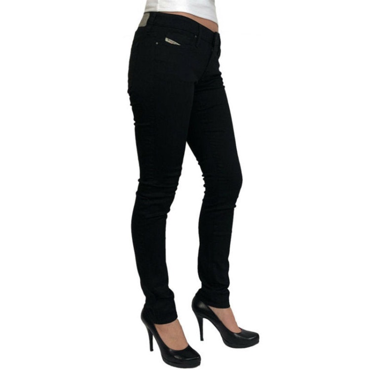 Skinzee R8F14 Women's Jeans Super Slim Skinny Regular Waist Fit Pants Diesel