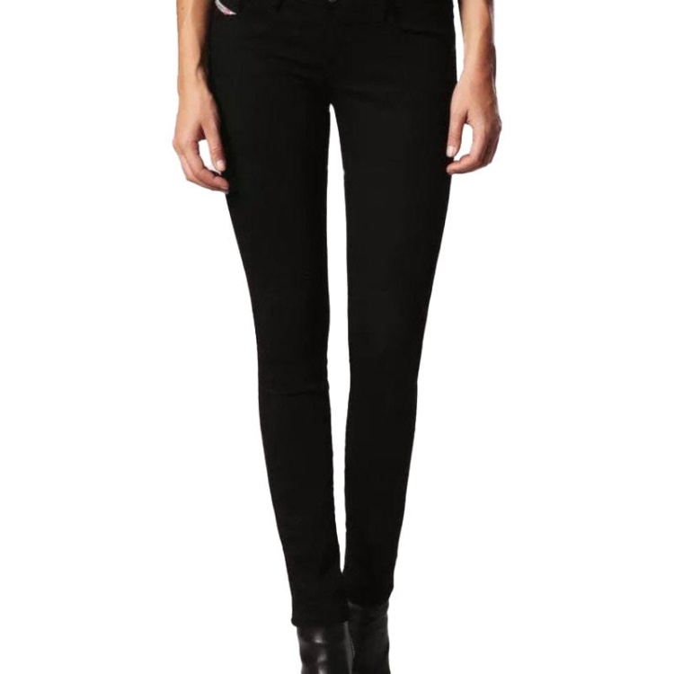 Skinzee R8F14 Women's Jeans Super Slim Skinny Regular Waist Fit Pants Diesel