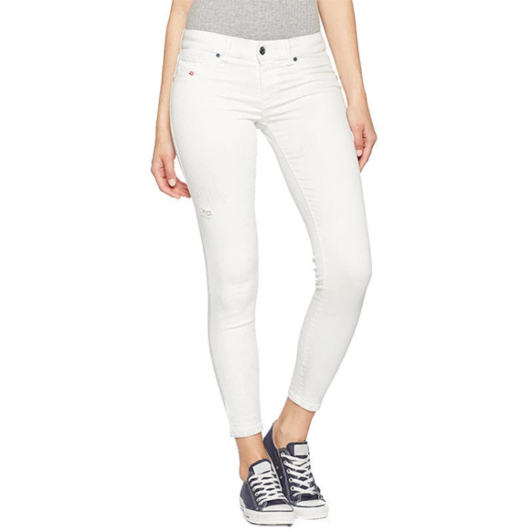 Livier Ankle 084Cx Women's Jeans Super Slim Jegging Low Waist Fit Pants Diesel