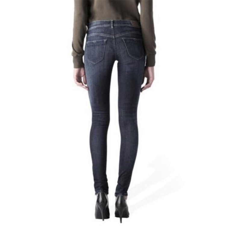 Diesel Livier 0668F Women's Jeans Super Slim Jegging Low Waist Fit Pants
