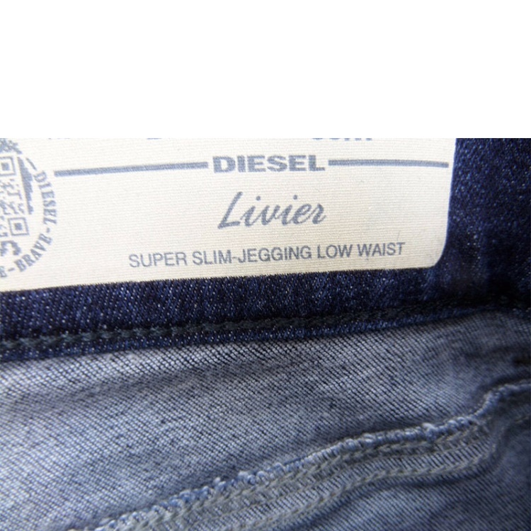 Diesel Livier 0668F Women's Jeans Super Slim Jegging Low Waist Fit Pants