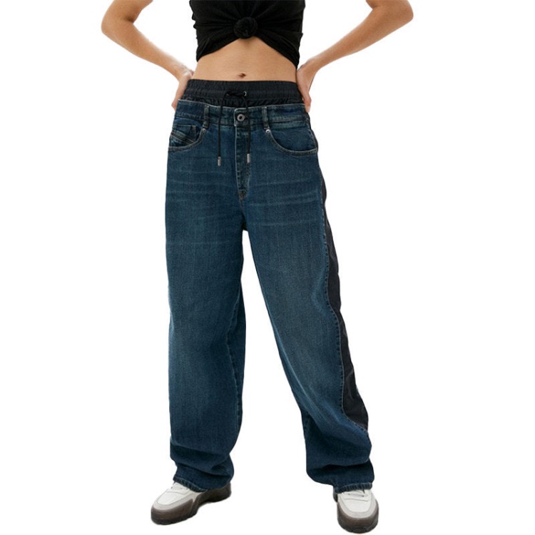 Diesel Black Gold Bg8H9 Women's Jeans Regular Fit Casual Denim Trousers