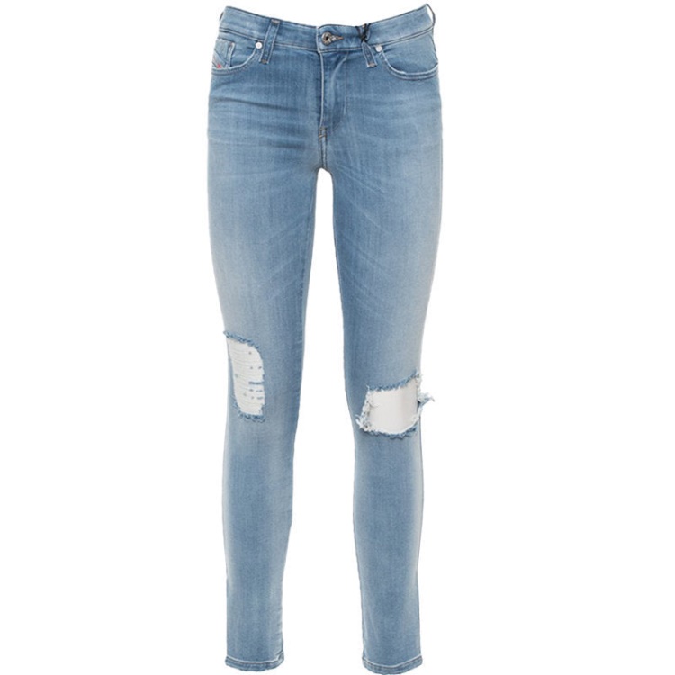 Skinzee R4Tm8 Women's Jeans Super Slim Skinny Regular Waist Fit Pants Diesel