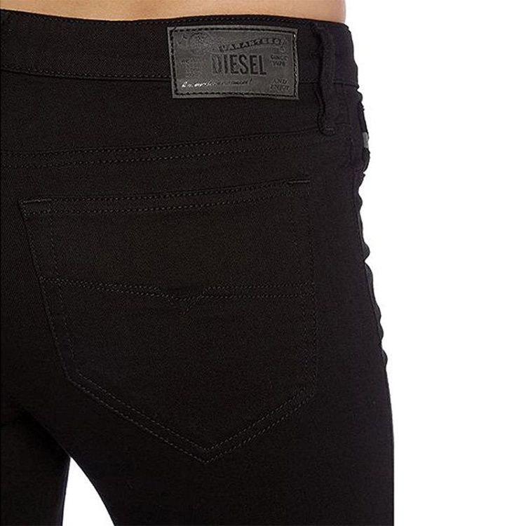 Diesel Skinzee 0813E Women's Jeans Super Slim Skinny Regular Waist Fit Pants
