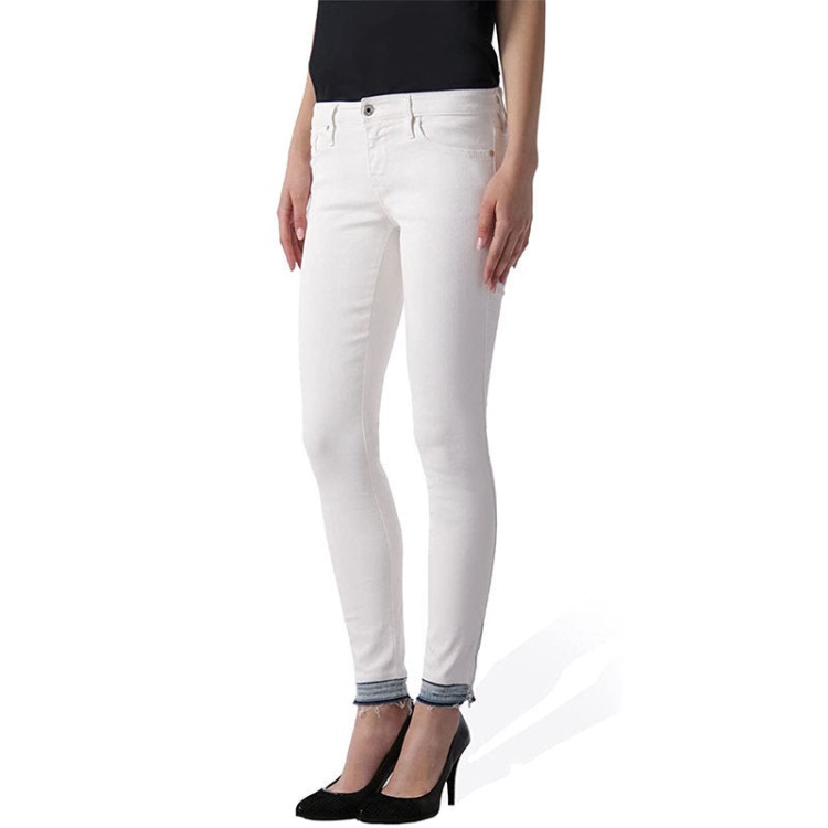 Skinzee Low Zip 08T43 Women's Jeans Super Slim Skinny Low Waist Fit Pants Diesel