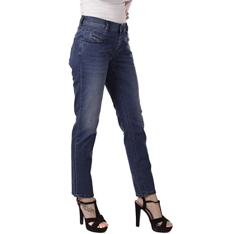 Diesel Belthy Ankle 0675L Women's Jeans Regular Slim Straight Low Waist Fit Pants