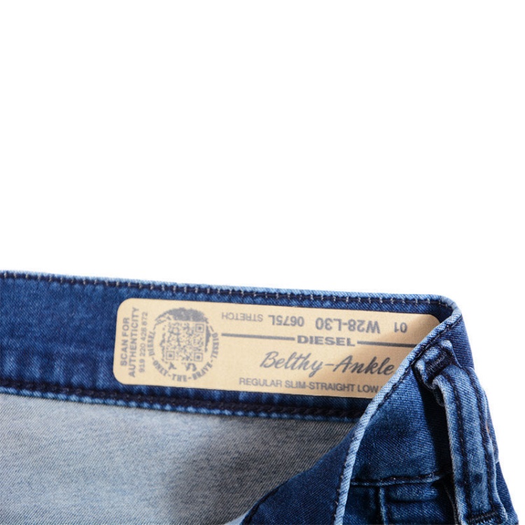 Diesel Belthy Ankle 0675L Women's Jeans Regular Slim Straight Low Waist Fit Pants