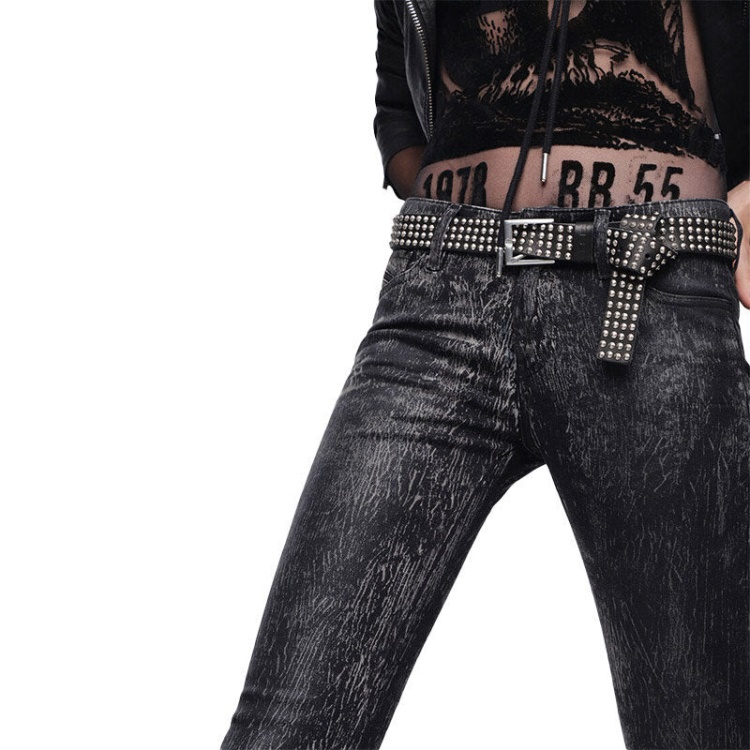 Diesel Slandy 069De Women's Jeans Regular Slim Skinny Regular Waist Fit Trousers