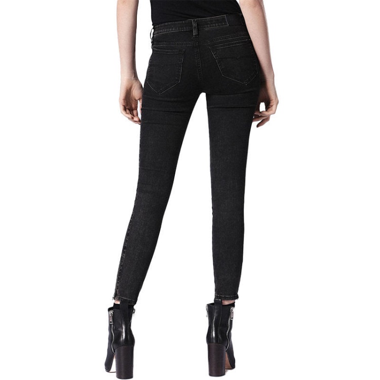 Skinzee Zip 0687G Women's Jeans Super Slim Skinny Regular Waist Fit Pants Diesel