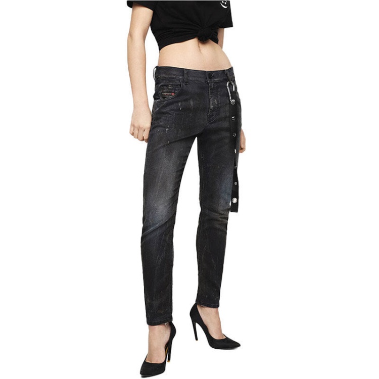 Diesel Krailey 069Ia Women's Jogg Jeans Regular Boyfriend Regular Waist Fit Pants