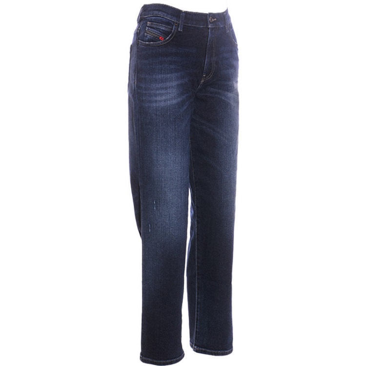 Diesel Niclah R60L8 Women's Jeans Denim Regular Straight High Waist Fit Pants