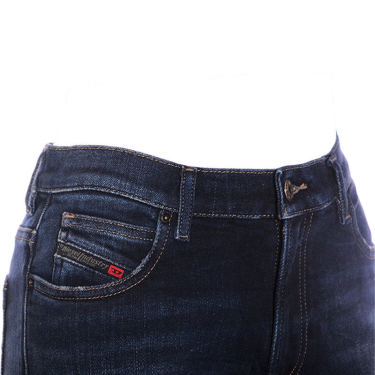 Diesel Niclah R60L8 Women's Jeans Denim Regular Straight High Waist Fit Pants