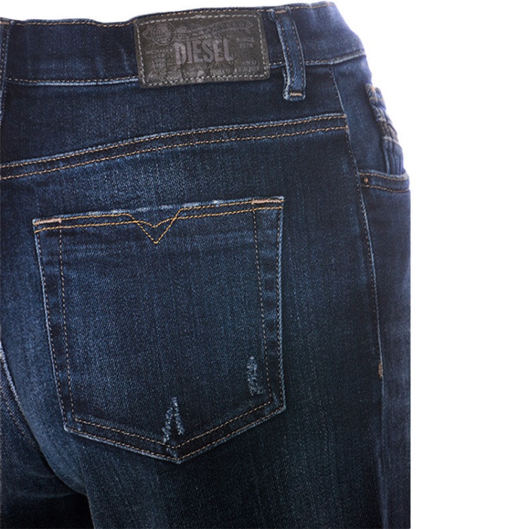 Diesel Niclah R60L8 Women's Jeans Denim Regular Straight High Waist Fit Pants