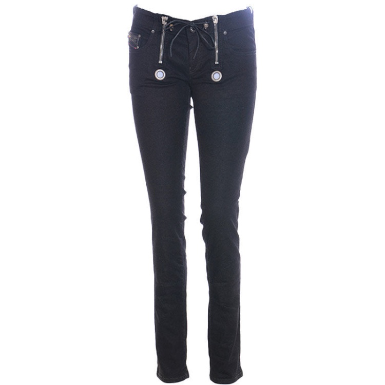 Grupee 0608S Women's Sweat Jogg Jeans Stretch Skinny Fit Denim Pants Diesel