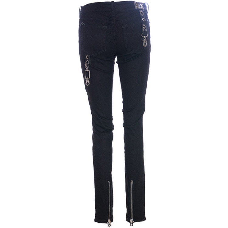 Grupee 0608S Women's Sweat Jogg Jeans Stretch Skinny Fit Denim Pants Diesel