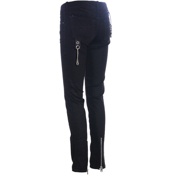Grupee 0608S Women's Sweat Jogg Jeans Stretch Skinny Fit Denim Pants Diesel