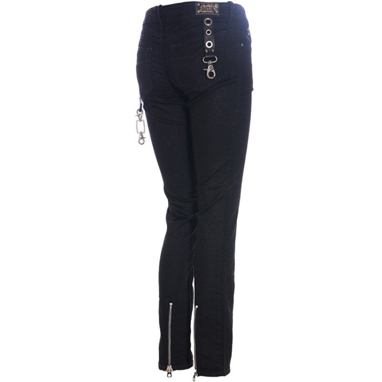 Grupee 0608S Women's Sweat Jogg Jeans Stretch Skinny Fit Denim Pants Diesel