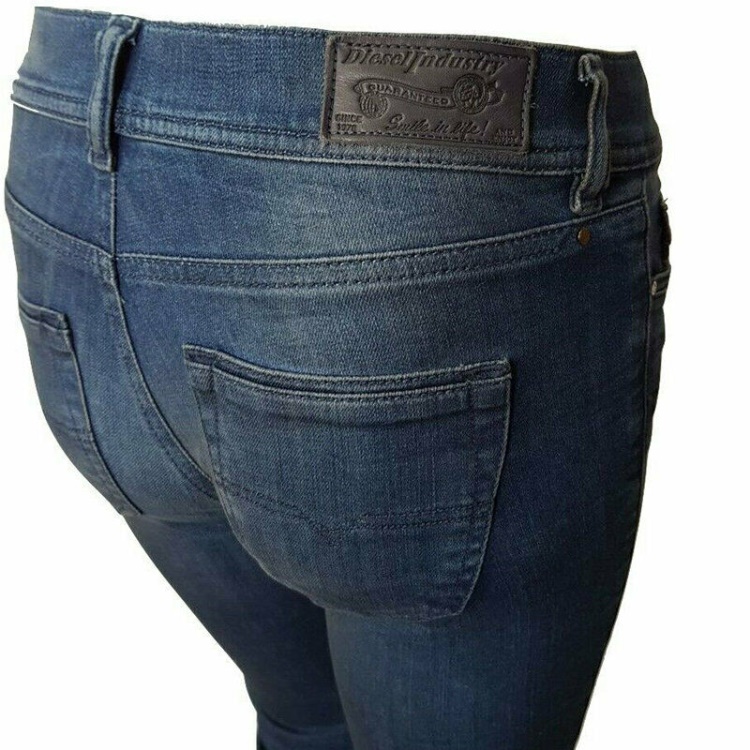 Lowleeh 0857C Women's Jeans Denim Stretch Slim Bootcut Low Waist Fit Pants Diesel