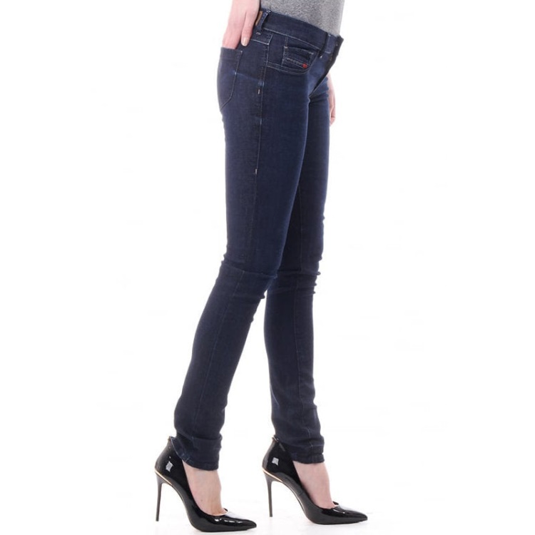 Diesel Livier 0860N Women's Jeans Super Slim Jegging Low Waist Fit Pants