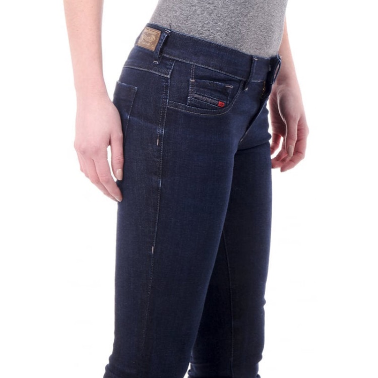 Diesel Livier 0860N Women's Jeans Super Slim Jegging Low Waist Fit Pants
