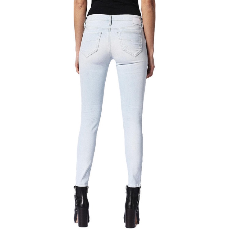 Skinzee Zip 084Qe Women's Jeans Super Slim Skinny Regular Waist Fit Pants Diesel