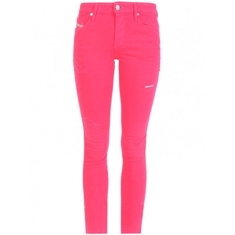 Diesel Slandy Ankle 084Ex Women's Jeans Super Slim Skinny Regular Waist Fit Pants