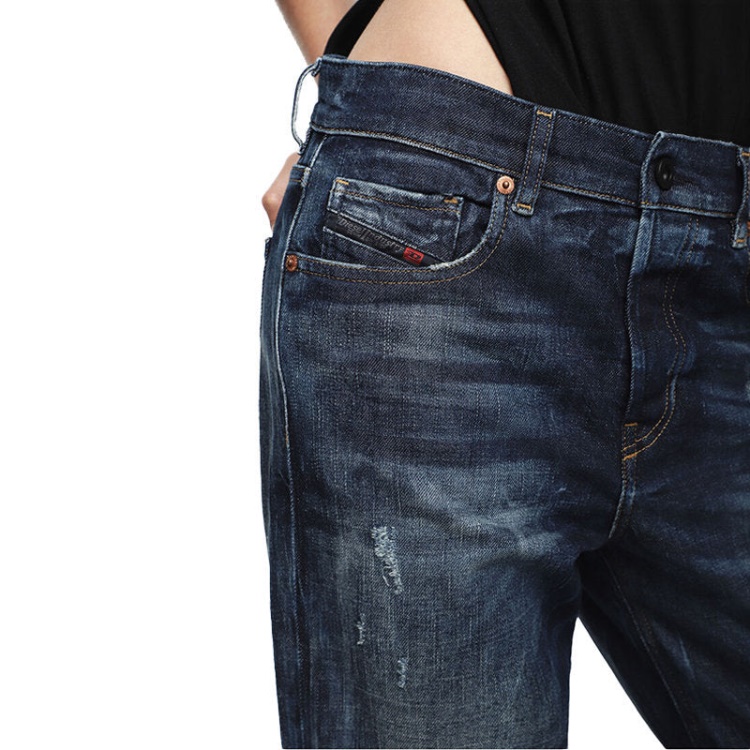 Diesel Aryel 089Al Women's Jeans Denim Stretch Regular Straight Waist Fit Pants