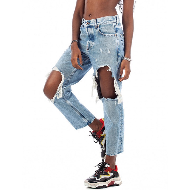 Diesel Aryel 0076N Women's Jeans Denim Regular Straight Regular Waist Fit Pants