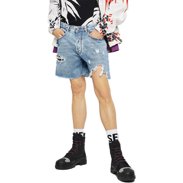 Diesel D Kirm 0077Y Women's Jeans Short Denim Regular Fit Summer Casual Shorts