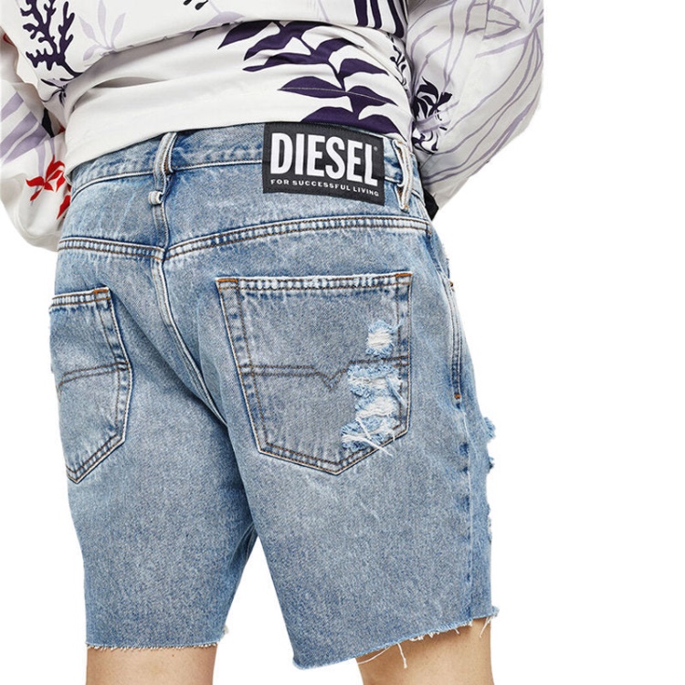 Diesel D Kirm 0077Y Women's Jeans Short Denim Regular Fit Summer Casual Shorts