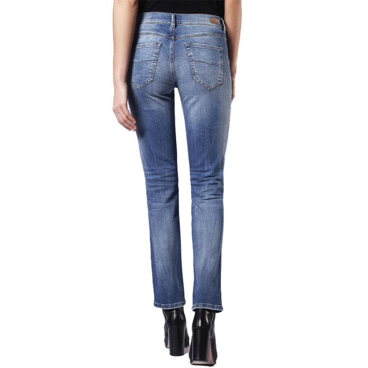 Sandy 0681U Women's Jeans Regular Slim Straight Regular Waist Fit Trouser Diesel